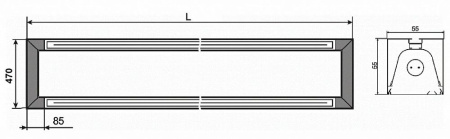 Светильник ZF-Q-LED-144ELT-1280 (4000К) Halla lighting белый
